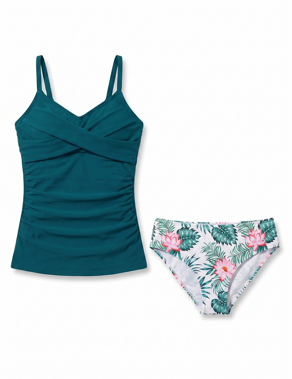 Girls Idgreatim Tankini Swimsuit 2 Piece Bathing Suits for Teens Size 9-10